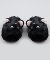 Meia-de-Inverno-Pelucia-Feminina-Gato-Preta-9860459-Preto_5