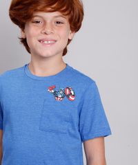 Camiseta-Infantil-Capitao-America-com-Bolso-Manga-Curta-Azul-Medio-9281447-Azul_Medio_2