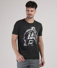 Camiseta-Masculina-Os-Vingadores-Metalizada-Manga-Curta-Gola-Careca-Cinza-Mescla-Escuro-9738707-Cinza_Mescla_Escuro_1