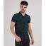 Polo-Masculina-Slim-Estampada-de-Folhagem-Manga-Curta-Verde-Escuro-9867093-Verde_Escuro_1