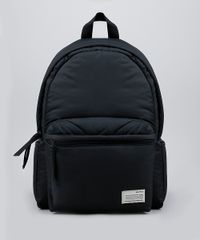 Mochila-Feminina-Media-com-Bolsos-em-Nylon-Preta-9845710-Preto_1