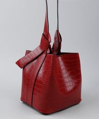 Bolsa-Feminina-Bucket-Grande-Croco-com-Alca-e-Laco-Vinho-9845458-Vinho_4