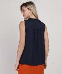 Regata-Feminina-Gravatinha-Decote-V-Preta-1-9852180-Preto_1_2