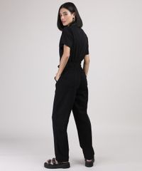 Macacao-Feminino-Longo-Manga-Curta-com-Bolsos-e-Ziper-Preto-9758586-Preto_2