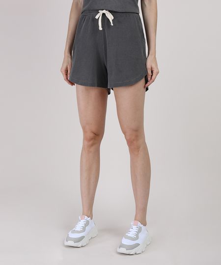 Short-de-Moletom-Feminino-Mindset-Running-Cintura-Alta-Chumbo-9949172-Chumbo_1 Short-de-Moletom-Feminino-Mindset-Running-Cintura-Alta-Chumbo-9949172-Chumbo_1