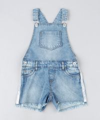 Jardineira-Jeans-Infantil-Feminina-com-Bolsos-Azul-Claro-9755323-Azul_Claro_1