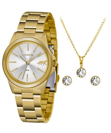 Kit-de-Relogio-Analogico-Lince-Feminino---Brinco---Colar---LRGH125L-KX23S1KX-Dourado-9849116-Dourado_1