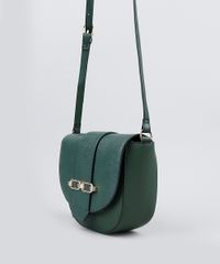 Bolsa-Feminina-Transversal-Pequena-com-Lapela-Texturizada-e-Fivela-Verde-Escuro-9845699-Verde_Escuro_3
