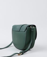 Bolsa-Feminina-Transversal-Pequena-com-Lapela-Texturizada-e-Fivela-Verde-Escuro-9845699-Verde_Escuro_4