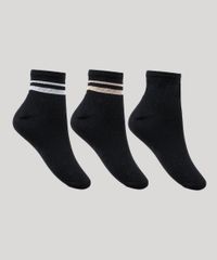 Kit-de-3-Meias-Femininas-Cano-Medio-com-Lurex-Preto-9856477-Preto_1
