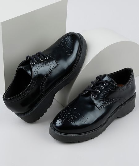 Oxford-Feminino-Oneself-com-Micro-Furos-Preto-9470680-Preto_1