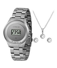 Kit-Relogio-Digital-Lince-Feminino---Colar-com-Brincos---SDM4610L-KX87BXSX-Prateado-9950540-Prateado_1
