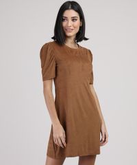 Vestido-de-Suede-Feminino-Curto-Manga-Curta-Caramelo-9938150-Caramelo_1 Vestido-de-Suede-Feminino-Curto-Manga-Curta-Caramelo-9938150-Caramelo_1