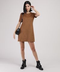 Vestido-de-Suede-Feminino-Curto-Manga-Curta-Caramelo-9938150-Caramelo_3 Vestido-de-Suede-Feminino-Curto-Manga-Curta-Caramelo-9938150-Caramelo_3