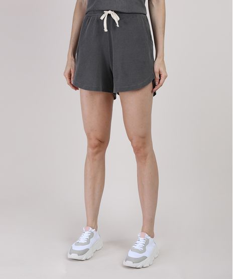 Short-de-Moletom-Feminino-Mindset-Running-Cintura-Alta-Chumbo-1-9949172-Chumbo_1_1