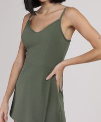 Macaquinho-Short-Saia-Feminino-com-Transpasse-Alca-Fina-Verde-Militar-9944925-Verde_Militar_4