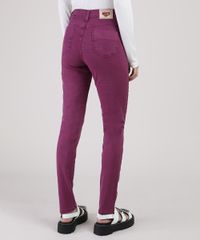 Calca-de-Sarja-Feminina-Sawary-Skinny-Lipo-Cintura-Super-Alta-Roxa-9945241-Roxo_4
