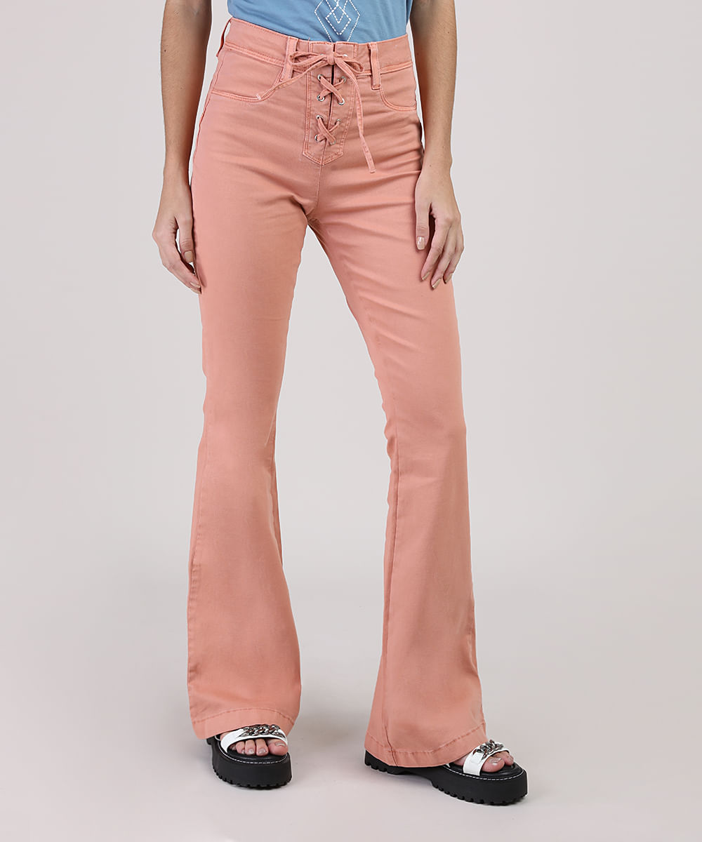 calça rosa sawary