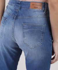 Calca-Jeans-Feminina-Sawary-Boyfriend-Cropped-Cintura-Media-com-Rasgos-Azul-Medio-9945249-Azul_Medio_5