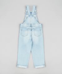 Macacao-Jeans-Infantil-Destroyed-com-Faixa-para-Amarrar-Azul-Claro-9945851-Azul_Claro_2