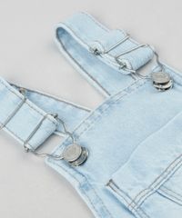 Macacao-Jeans-Infantil-Destroyed-com-Faixa-para-Amarrar-Azul-Claro-9945851-Azul_Claro_5