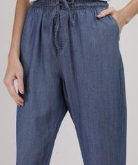Calca-Feminina-Jogger-Cintura-Media-com-Bolsos-Azul-Escruro-9944899-Azul_Escruro_4