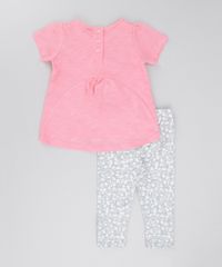 Conjunto-de-Blusa-Rosa---Calca-Legging-Estampada-Floral-Cinza-Mescla-8501988-Cinza_Mescla_2