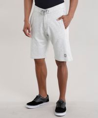 Bermuda-em-Moletom-Cinza-Mescla-Claro-8476778-Cinza_Mescla_Claro_1