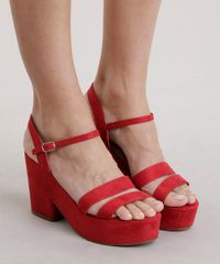 Sandalia-Plataforma-em-Suede-Vermelha-8708641-Vermelho_2