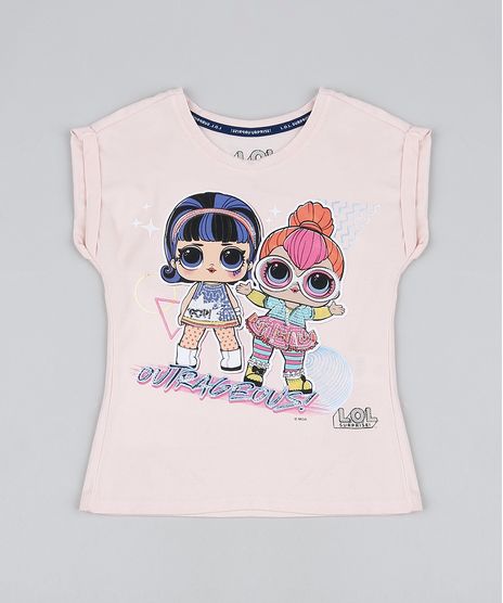 Blusa-Infantil-LOL-Surprise-com-Paetes-Manga-Curta-Rose-9905533-Rose_1