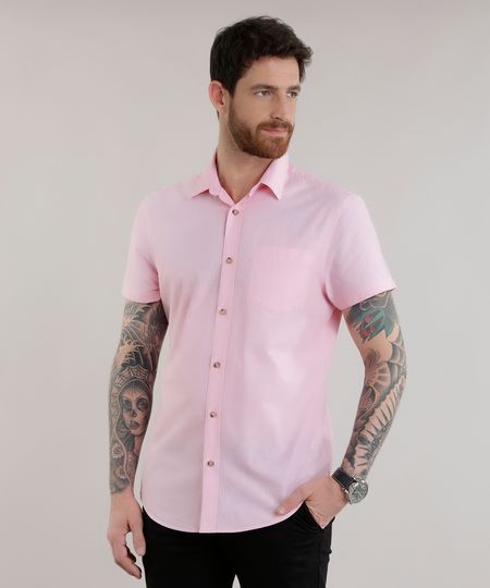 Camisa-Slim-em-Algodao---Sustentavel-Rosa-Claro-8584131-Rosa_Claro_1