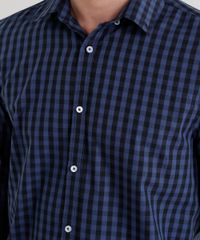 Camisa-Comfort-Xadrez-em-Algodao---Sustentavel-Azul-Marinho-8302565-Azul_Marinho_4