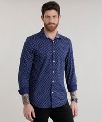 Camisa-Slim-Estampada-em-Algodao---Sustentavel-Azul-Marinho-8582228-Azul_Marinho_1