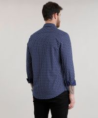 Camisa-Slim-Estampada-em-Algodao---Sustentavel-Azul-Marinho-8585458-Azul_Marinho_2