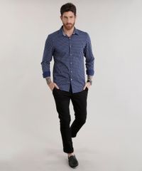 Camisa-Slim-Estampada-em-Algodao---Sustentavel-Azul-Marinho-8585458-Azul_Marinho_3
