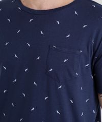 Camiseta-Estampada-de-Passaros-Azul-Marinho-8660779-Azul_Marinho_4
