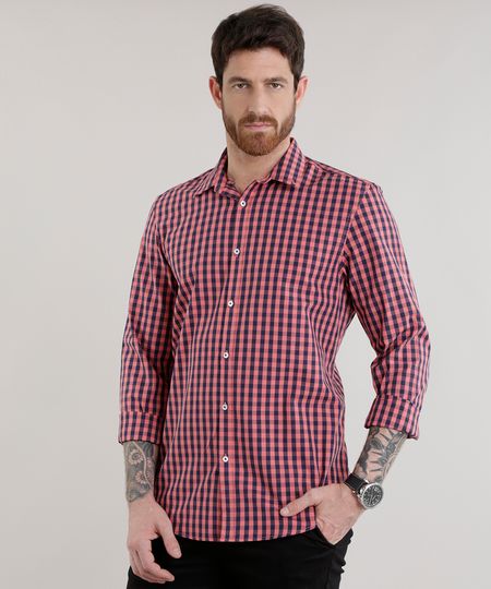 Camisa-Comfort-Xadrez-em-Algodao---Sustentavel-Coral-8302558-Coral_1 Camisa-Comfort-Xadrez-em-Algodao---Sustentavel-Coral-8302558-Coral_1