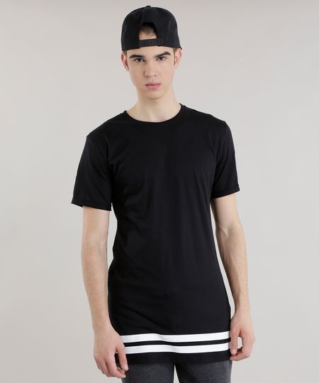 Camiseta-Longa--Trouble-75--Preta-8684175-Preto_1 Camiseta-Longa--Trouble-75--Preta-8684175-Preto_1