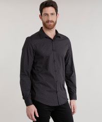 Camisa-Slim-Estampada-em-Algodao---Sustentavel-Preta-8588138-Preto_5