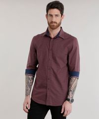 Camisa-Slim-em-Algodao---Sustentavel-Vinho-8581123-Vinho_1