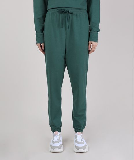 Calca-de-Moletom-Feminina-Mindset-Jogger-Cintura-Media-Verde-Escuro-9950148-Verde_Escuro_1