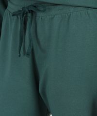 Calca-de-Moletom-Feminina-Mindset-Jogger-Cintura-Media-Verde-Escuro-9950148-Verde_Escuro_4