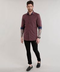 Camisa-Slim-em-Algodao---Sustentavel-Vinho-8581123-Vinho_3