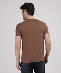 Camiseta-Masculina-Basica-com-Elastano-Manga-Curta-Gola-Careca-Caramelo-9209153-Caramelo_2