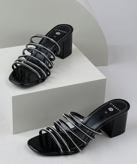 Tamanco-Feminino-Mindset-Salto-Medio-Grosso-com-Strass-Preto-9946176-Preto_1