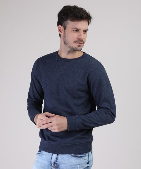 Blusao-Masculino-Basico-em-Moletom-Gola-Careca-Azul-Escuro-9829004-Azul_Escuro_1