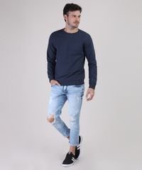 Blusao-Masculino-Basico-em-Moletom-Gola-Careca-Azul-Escuro-9829004-Azul_Escuro_3