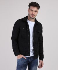 Jaqueta-Jeans-Masculina-com-Pelo-Preta-9554722-Preto_1