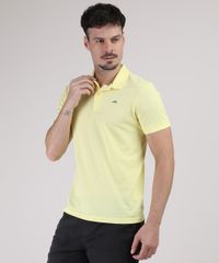 Polo-Masculina-Basica-Comfort-em-Piquet-Manga-Curta-Amarela-9668817-Amarelo_1
