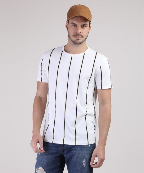 Camiseta-Masculina-Listrada-Manga-Curta-Gola-Careca-Branca-9863936-Branco_1